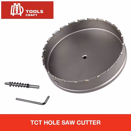 Coupe de tôles d'acier inoxydable, scies cloche Tct, coupeur